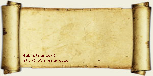 Petar Debeljak vizit kartica